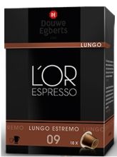 10 DE L'or Espresso Kapseln Lungo Estremo für Nespresso