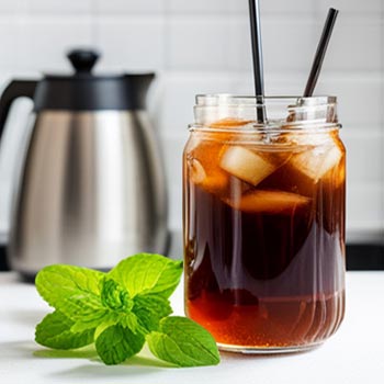 Cold Brew Rezept mit Minze und Kakao