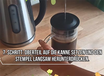 French Press Anleitung Anleitung